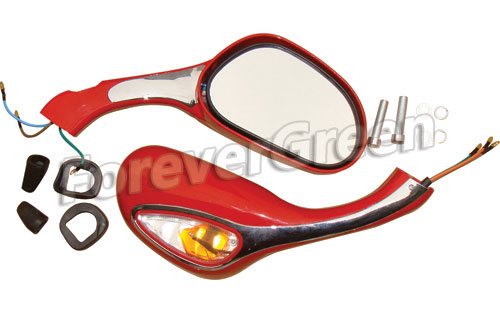 21075A Mirror Assy Red